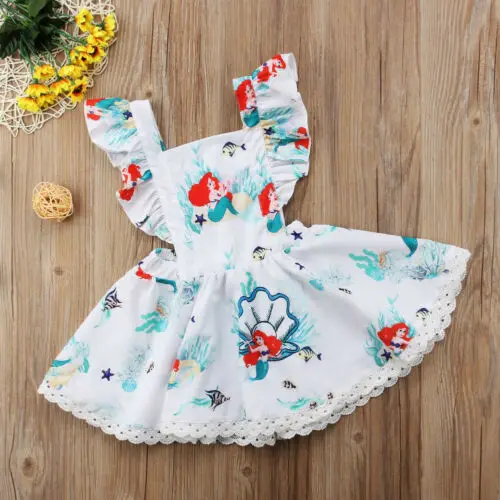 2019 Newborn Baby Girls Lace Tutu Romper Fancy Dress Outfits Kids Costume Cute Neck Summer Clothing | Детская одежда и обувь