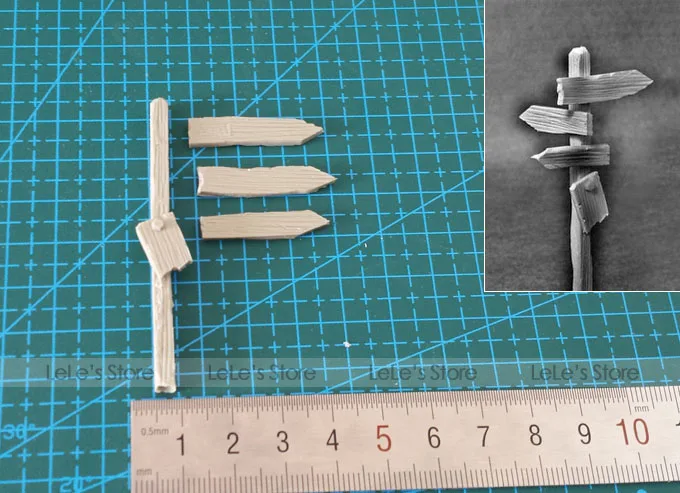 1/35 смолы солдат сцена аксессуары знаки | Игрушки и хобби