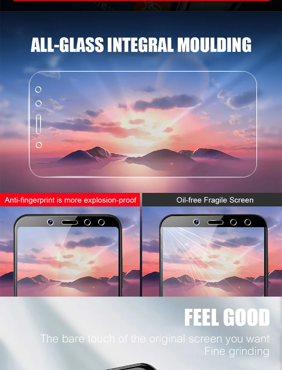 OICGOO 1-3 шт 9H закаленное стекло для Xiaomi Redmi 7 6A 6 Pro 5 Plus 4X Redmi Note 5 6 7 Pro Защитное стекло для экрана