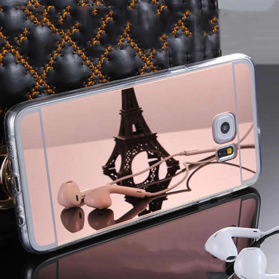 Одежда высшего качества зеркало Защитная крышка ТПУ чехол для samsung Galaxy S8 плюс S9