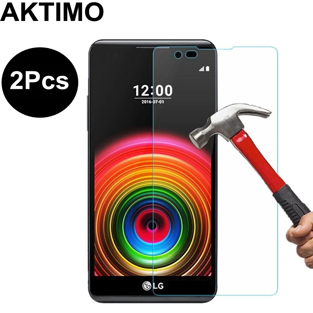 2 шт./лот 9H закаленное стекло для LG X power Защитная пленка для экрана для LG X power K220DS K220 LS755 US610 K450