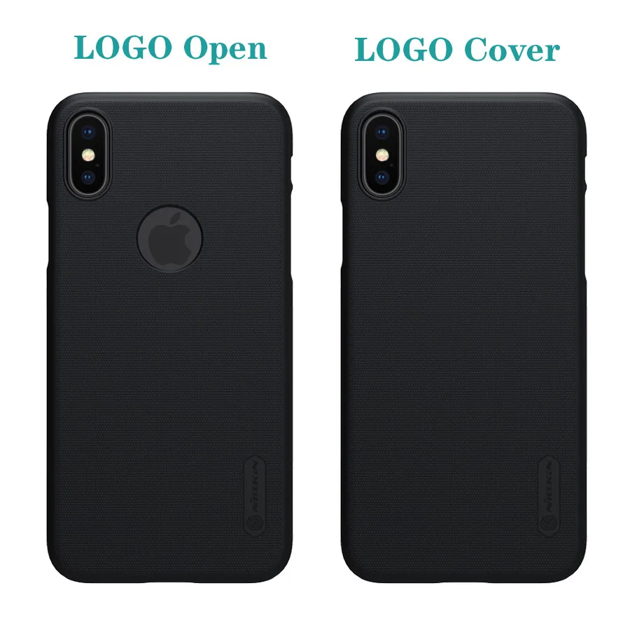 Чехол Nillkin для iPhone X XS Матовый Жесткий чехол-накладка из поликарбоната Черный