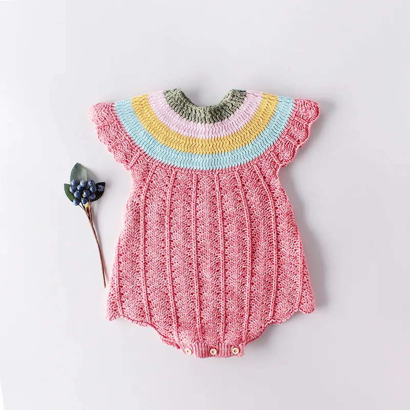 

new born baby clothes kids knitted bodysuit rainbow baby girl clothes baby bodysuits twins baby clothes vestidos vetement