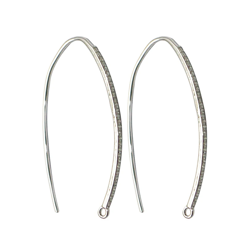 Beadsnice подлинное Твердое Серебро 925 пробы серебряные серьги застежка-крючок