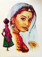 art painting on canvas for sale india painting face paint woman oil painting on canvas wall painting canvas for wall decoration