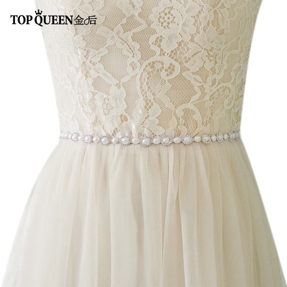 TOPQUEEN S300 Свадебные ремни, стразы, свадебные пояса, ремни для невесты, свадебные пояса, Быстрая, свадебные аксессуары