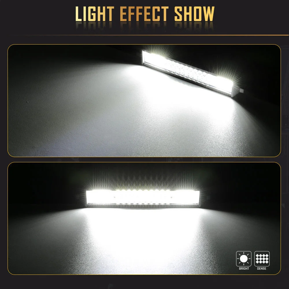 СВЕТОДИОДНЫЙ световой бар 10 дюймов двухрядный заливающий и точечный свет Combo Луч