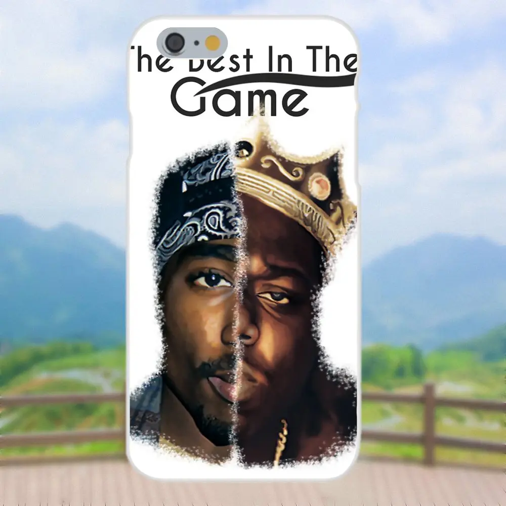 Мягкий термополиуретановый чехол Coque 2pac для телефона с изображением Тупака