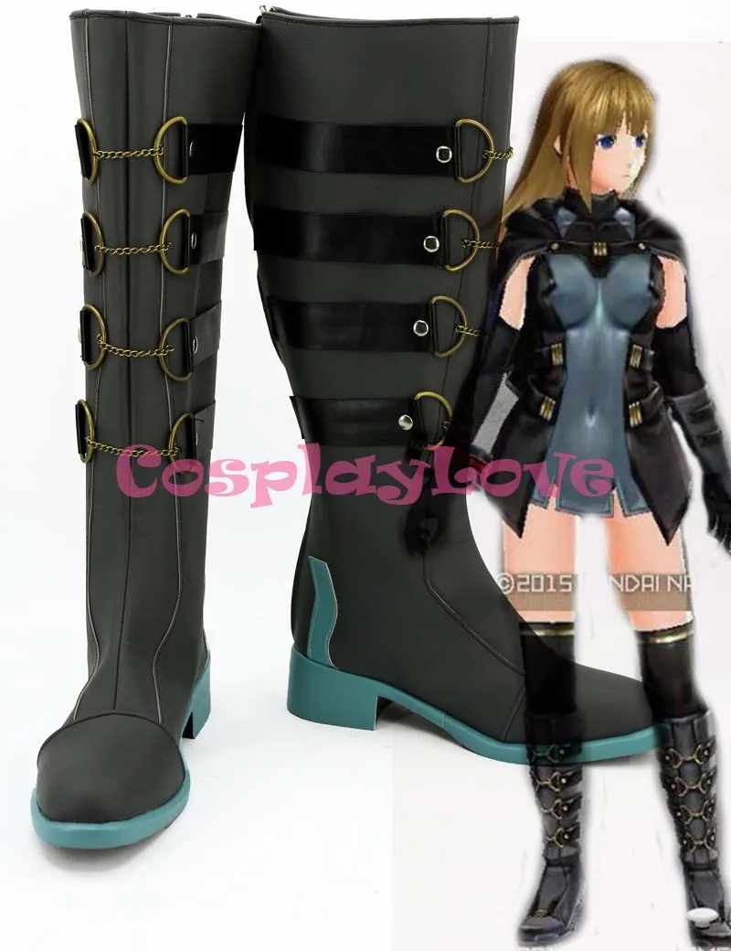 

Сапоги женские длинные для косплея, новейшие сапоги на заказ в стиле японского аниме «Бог едер 2», обувь для Рождества, Хэллоуина, косплея «...