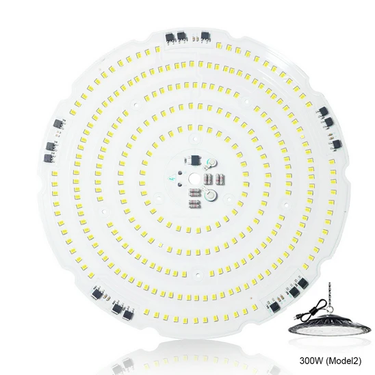 SKD соответствующий светодиодный светильник High Bay Board UFO промышленный потолочный светильник навес для гаражной мастерской стержень склад стадион рынок аэропорта - Цвет: Cold White 300W