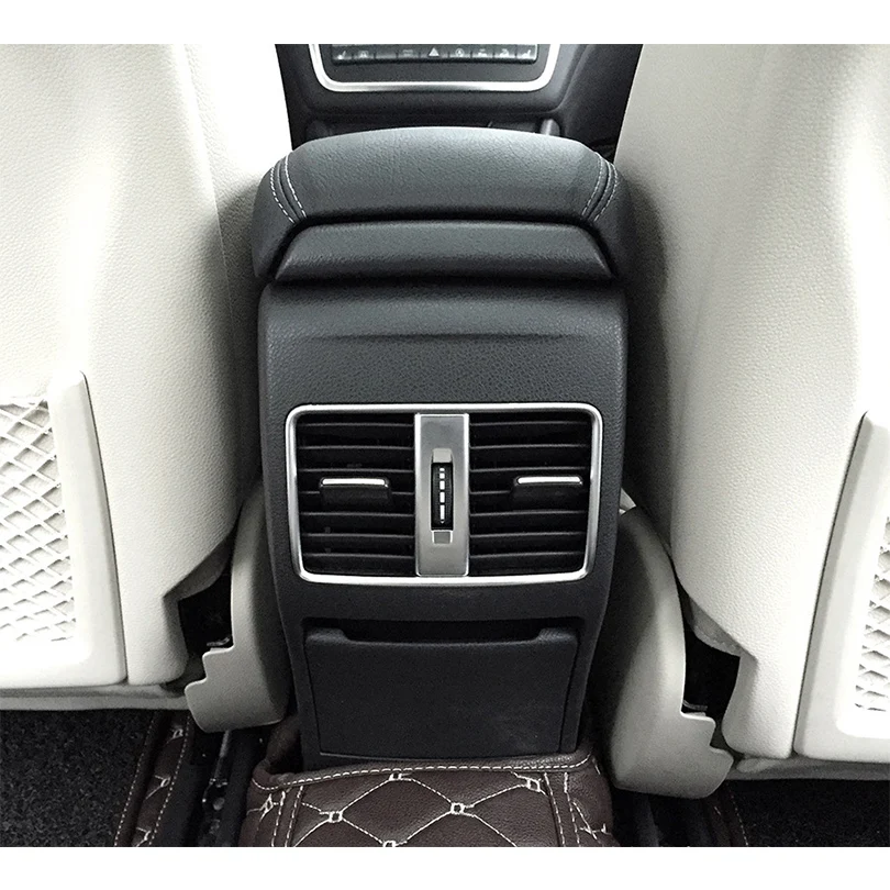 Для Mercedes Benz A/B/GLA/CLA класс C117 W117 W176 AMG Автомобильный дизайн ABS Хром сзади кондиционер отверстие отделка Аксессуары