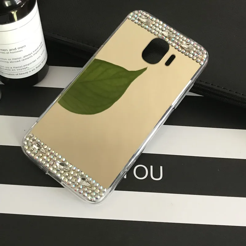 Mirror case crystal cover For Samsung galaxy J4 J6 A6 J2 2018 s9 s8 Note 9 8 Galaxy J7 neo A8 A7 J5 2017 A5 2016 phone | Мобильные