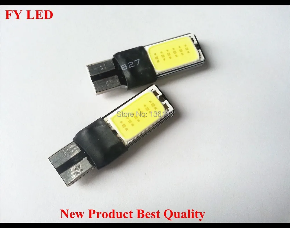 Бесплатная доставка 10 шт. Ледяной Синий/холодный белый лампа Led Cob Pingo T10 + forte Farol Frete