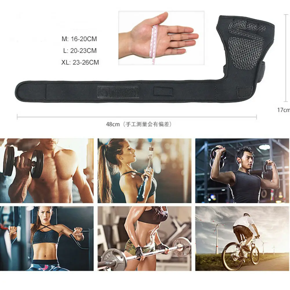 New Arrival Fitness Gloves Weight Lifting Gym Workout Training Wrist Wrap Strap Support Men Women Braces M L XL | Красота и здоровье