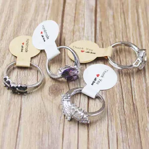 300 шт. ярлыки ручной работы в различных стилях, ярлыки сделай сам, Спасибо с любовью, ценовые этикетки для ювелирных изделий, наклейки из серебряной фольги