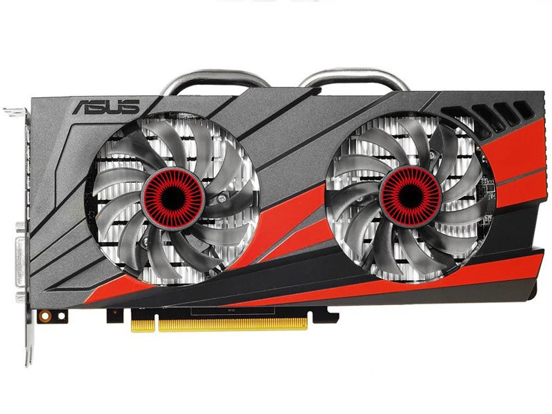 Б/у Видеокарта ASUS GTX960 DC2OC 2GD5 GTX 960 2 Гб 128 бит GDDR5 графические карты для игр nVIDIA VGA Geforce