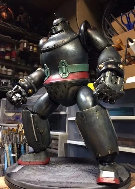 Неокрашенный GK гараж смолы робот Gigantor/tetsujin 28 Железный человек модельный комплект