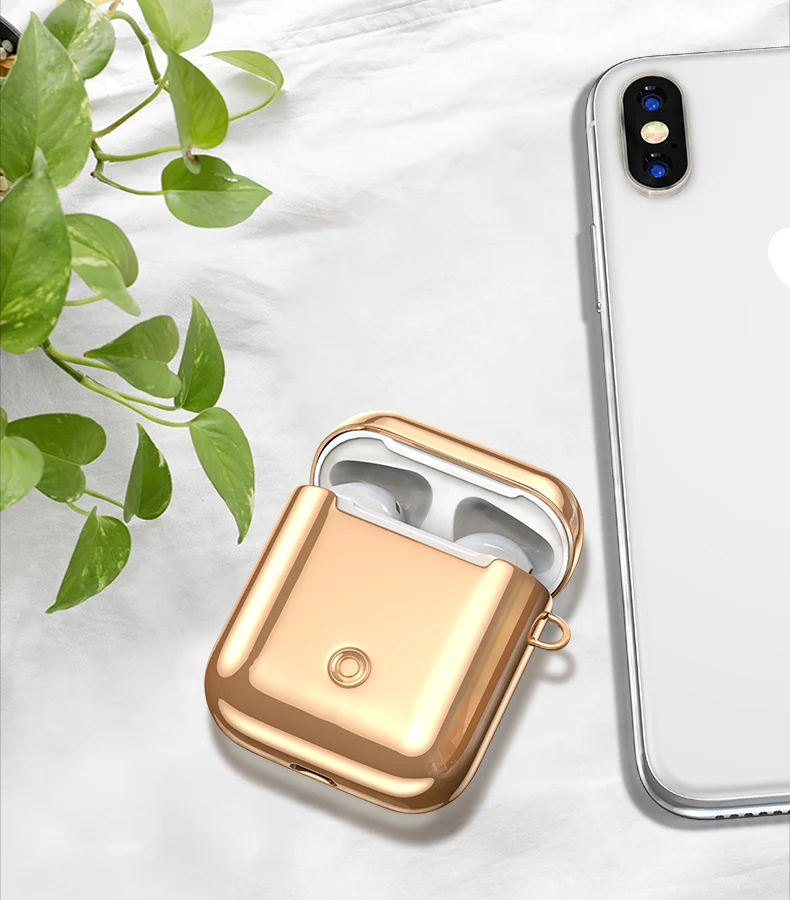 Чехол для наушников Airpods 2 чехол Роскошный авокадо мраморный чехол для наушников Защитный чехол для Apple Air Pods чехол аксессуары коробка