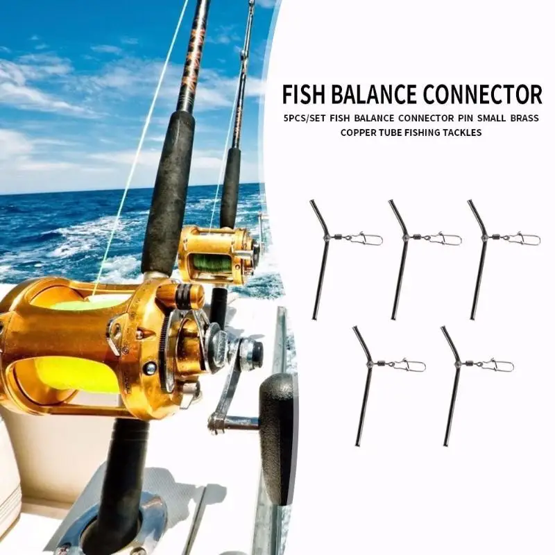 5 шт./компл. баланса рыб контактный разъем маленький латунная медная труба для