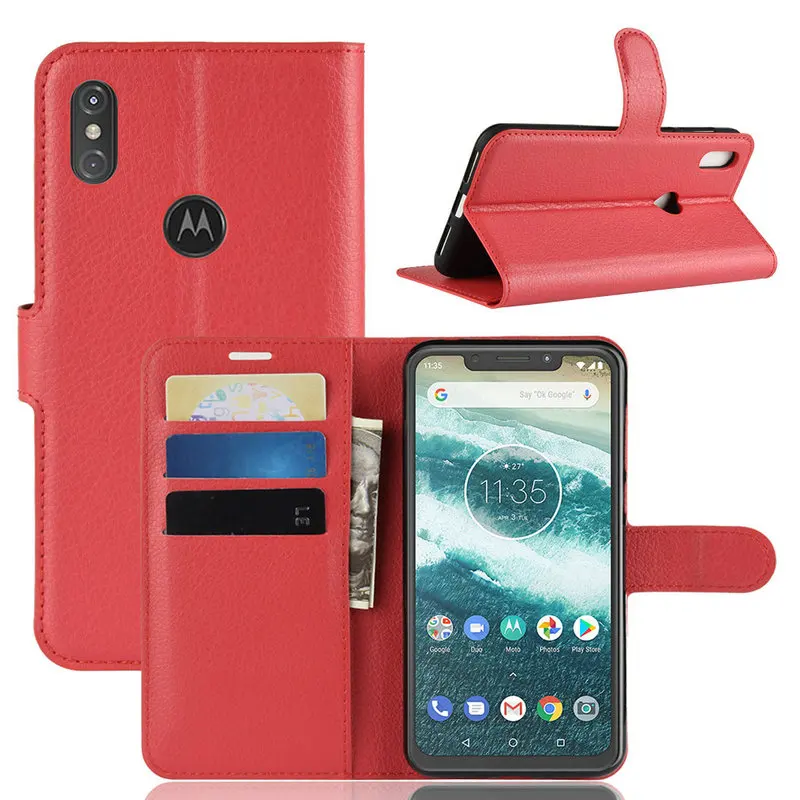 

Flip Leather Case Cover for Motorola One Power Moto One Zoom for Moto One Vision for Moto G7 Plus Phone Cover Wallet Case