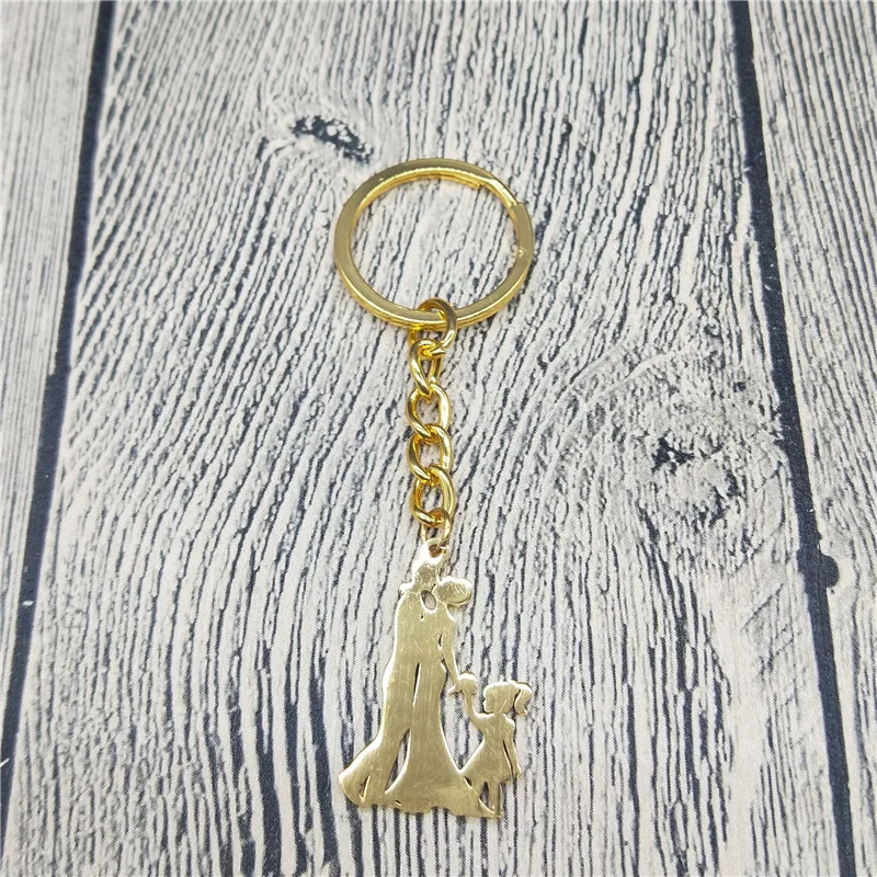 Новый семейный брелок из нержавеющей стали 2018 для пар родителей с ручками