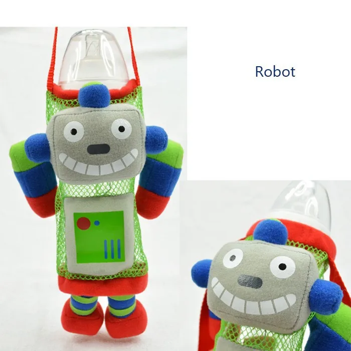 Прозрачная Милая Детская сумка для чайника с рисунком животного бутылка