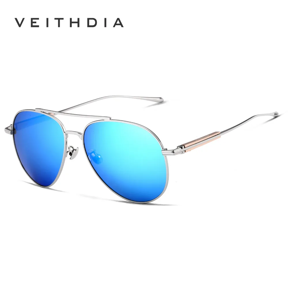 Солнцезащитные очки авиаторы VEITHDIA винтажные брендовые дизайнерские с