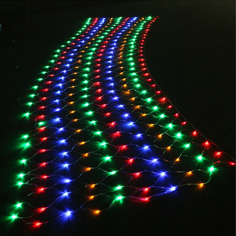 3 м x 2 м 200 Led 220 в супер яркий сетчатый светильник, Рождественский светильник, новогодний светильник для сада, лужайки, свадьбы, праздника, светильник ing