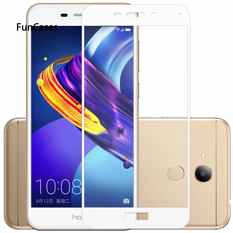 Полное покрытие закаленное стекло для huawei Honor 6C Pro Защита экрана 7X 6A 6X9 P9 Lite Mini Nova 2017