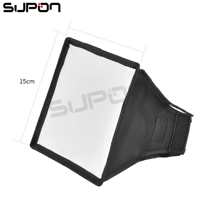 Supon Универсальный 15x17 см светорассеиватель складной софтбокс для Canon Nikon Godox YONGNUO