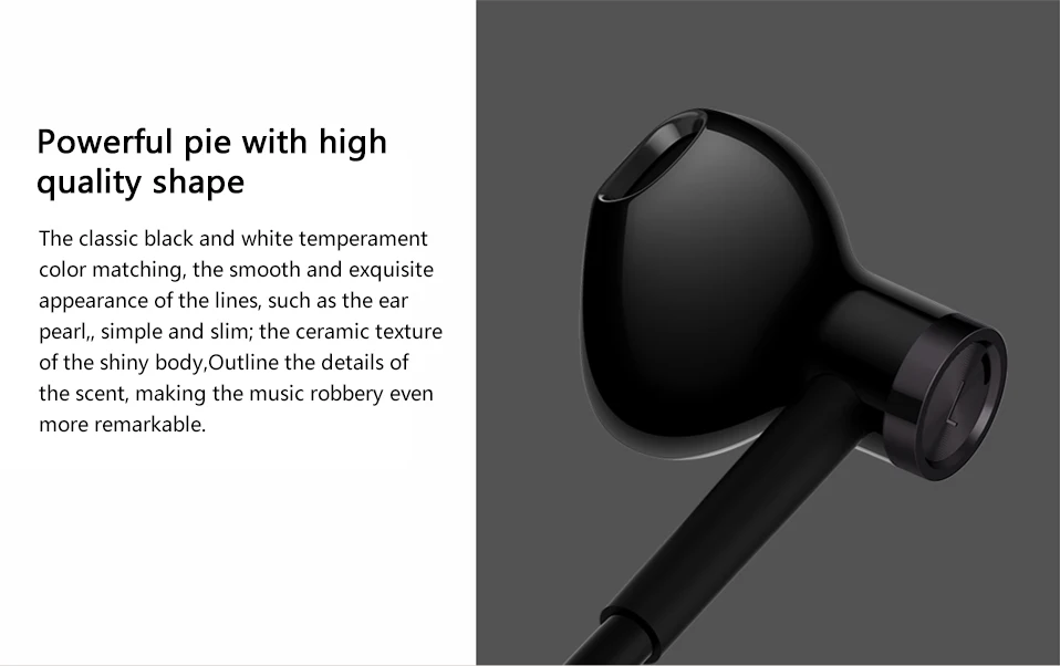 Фото 2018 новые наушники Xiaomi Mi с двойным драйвером, микрофон Type-C MEM, прочные наушники с проводным управлением, наушники-вкладыши с динамическим пос... №3