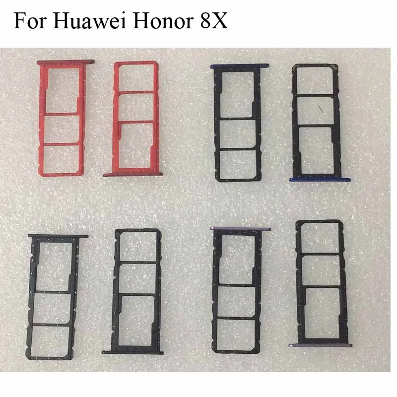 

Для Huawei Honor 8X 6,5 дюймов новый оригинальный держатель сим-карты лоток Слот для карт для Huawei Honor 8X 8 X Honor 8X держатель сим-карты