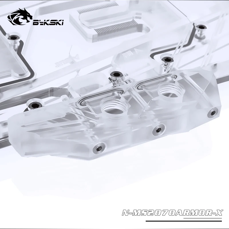 Bykski водный блок для MSI RTX2070 ARMOR 8G OC/V373-014R/полное покрытие медный радиаторный блок/3PIN 5V RGB/4PIN 12V RGB