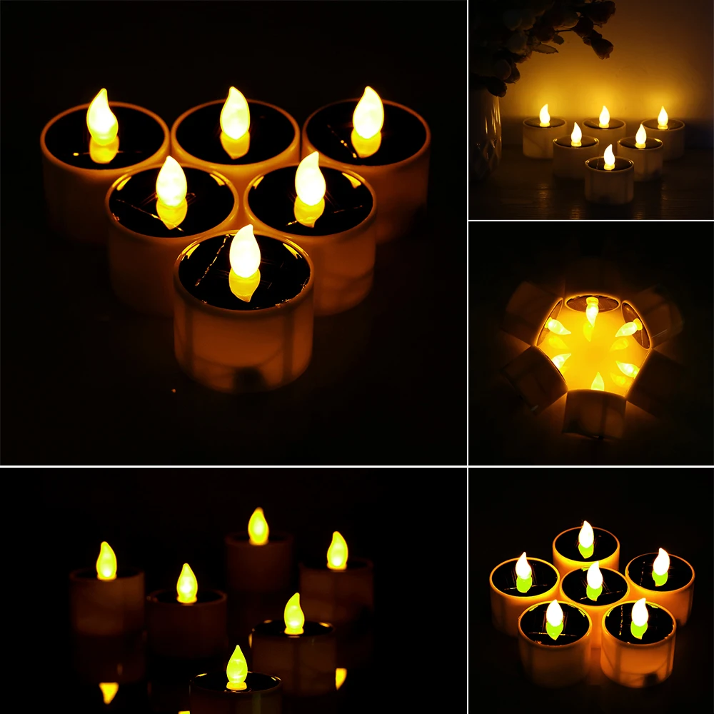 Светодиодный солнечный светильник лампа для чая/светильник с Сенсор дома