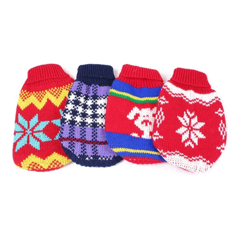 Winter Autumn Pet Dog Clothes Soft Cotton Sweater for Small dogs Warm Cat Clothing Outfit Ropa Perro |