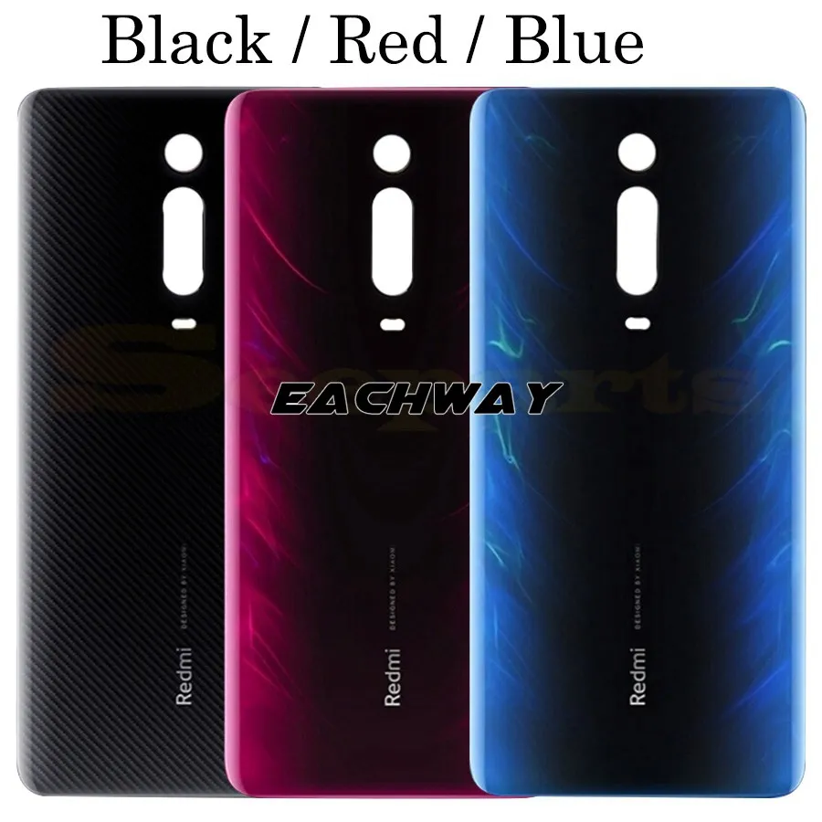 Xiao mi Red mi k20 Крышка для батареи для двери mi 9T Pro задний Чехол для задней панели красный mi K20 Pro запасные части для двери батареи K20