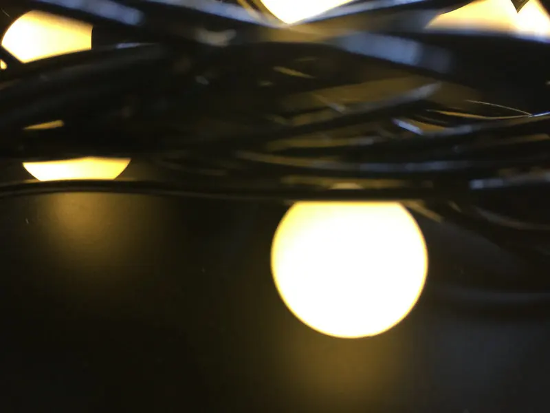6 м 40LED шар Фея светильник EU Plug 220V соединчющаяся между собой краевая заглушка