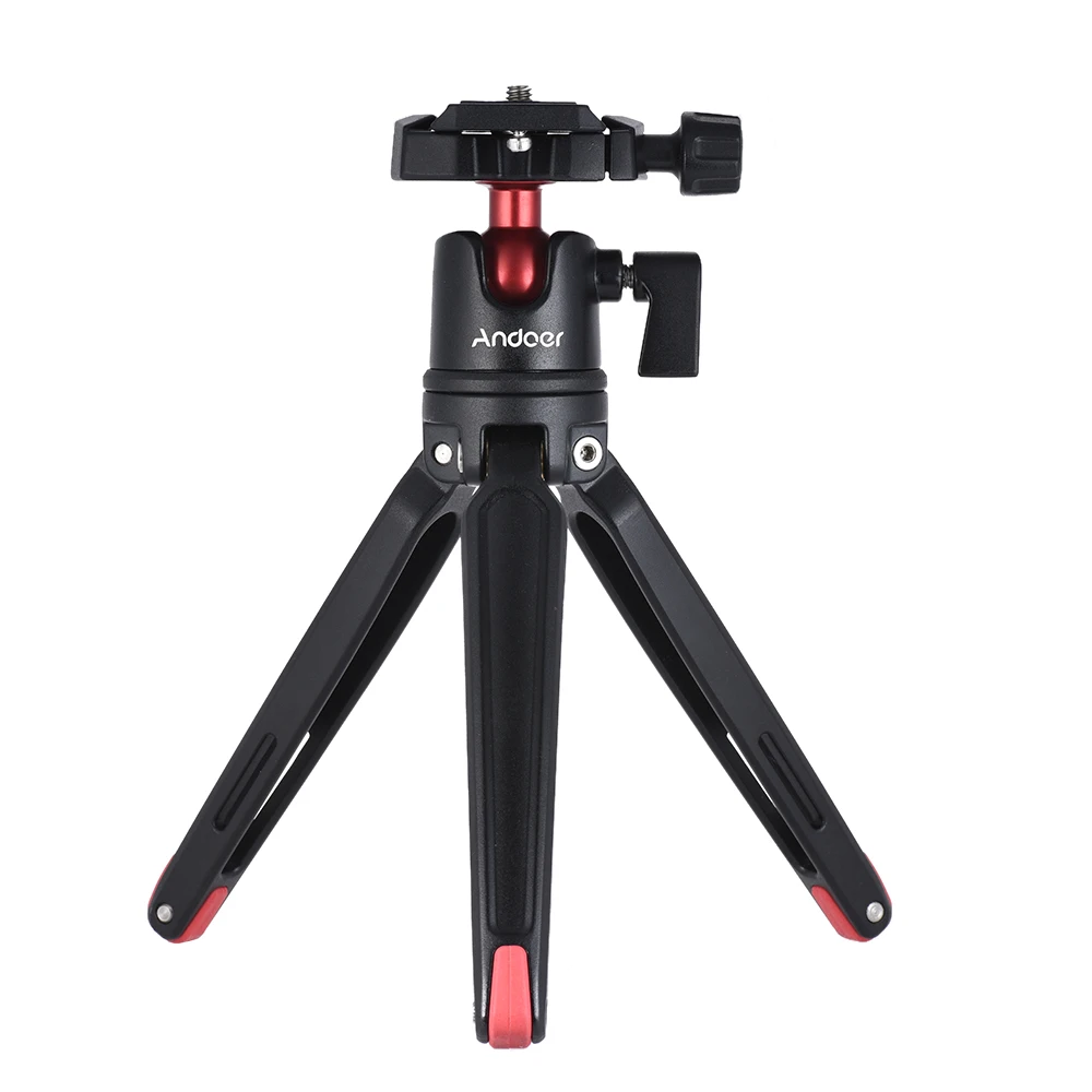 Мини штатив Andoer портативный дорожный Настольный Трипод для смартфонов Canon Nikon Sony