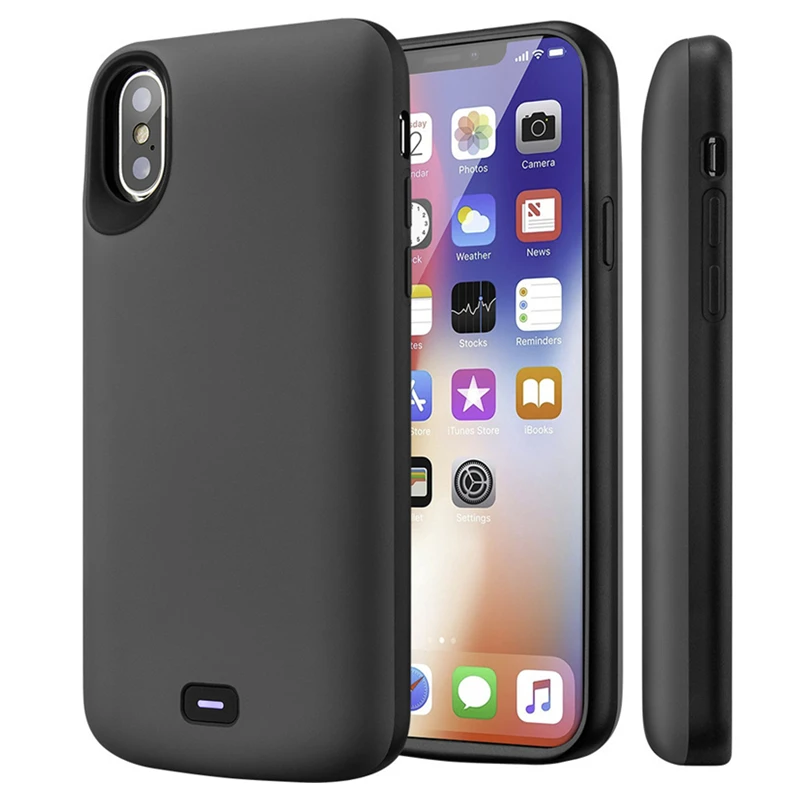 Внешний 5000 мАч портативный чехол для зарядного устройства для iPhone X Xs power Bank чехол power Bank для iPhone Xs чехол для аккумулятора