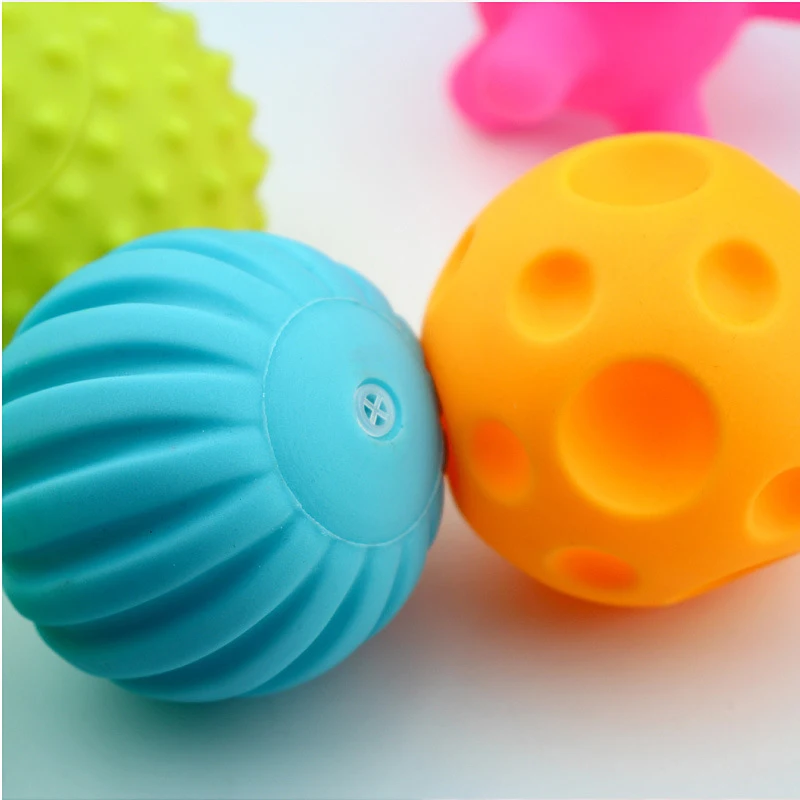 6 шт./компл. текстурированный мяч детские игрушки Супер Мягкие развивающие