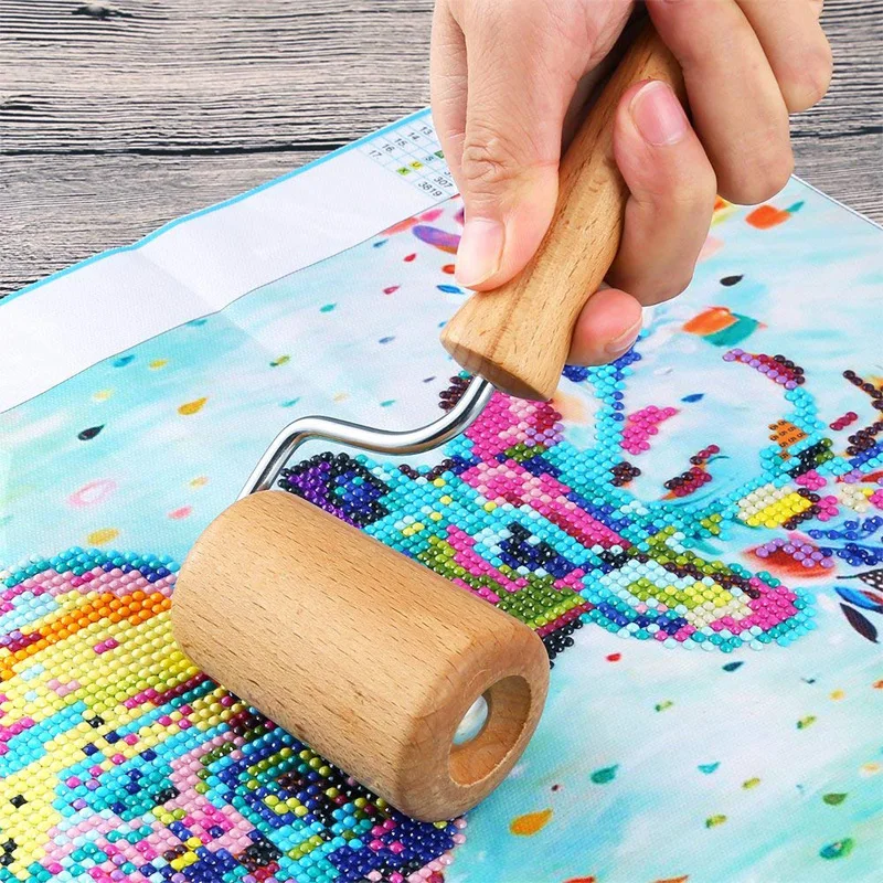 19 Pcs 5D DIY Diamond Painting Cross Stitch Tools Pen Tweezers Glue Plastic Tray and Wooden Roller for Art Craft | Дом и сад