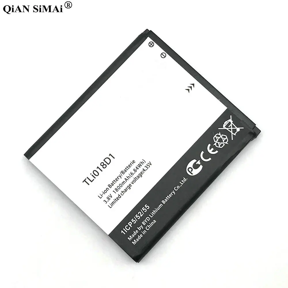 Новый высококачественный аккумулятор TLi018D1 1800 мАч для телефона Alcatel one touch D5 Dual 5038x