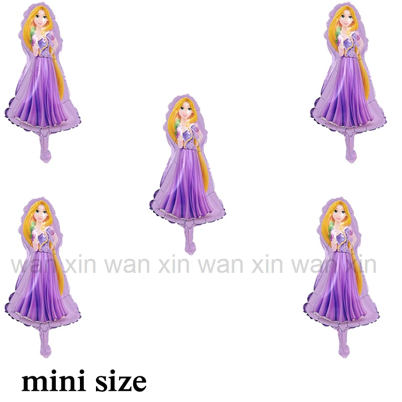 10pc mini rapunzel 10 шт./лот воздушный шар "Эльза" Мини Размер фольгированный материал шар на день рождения для детей игрушки Анна Принцесса Эльза вечерние воздушные шары, Классические игрушки - Цвет: 10pc mini rapunzel