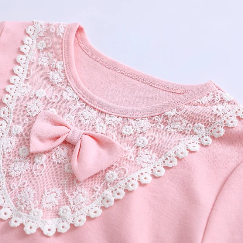 Милые ночные рубашки Принцесса для девочек одежда сна платье пижамы подростков