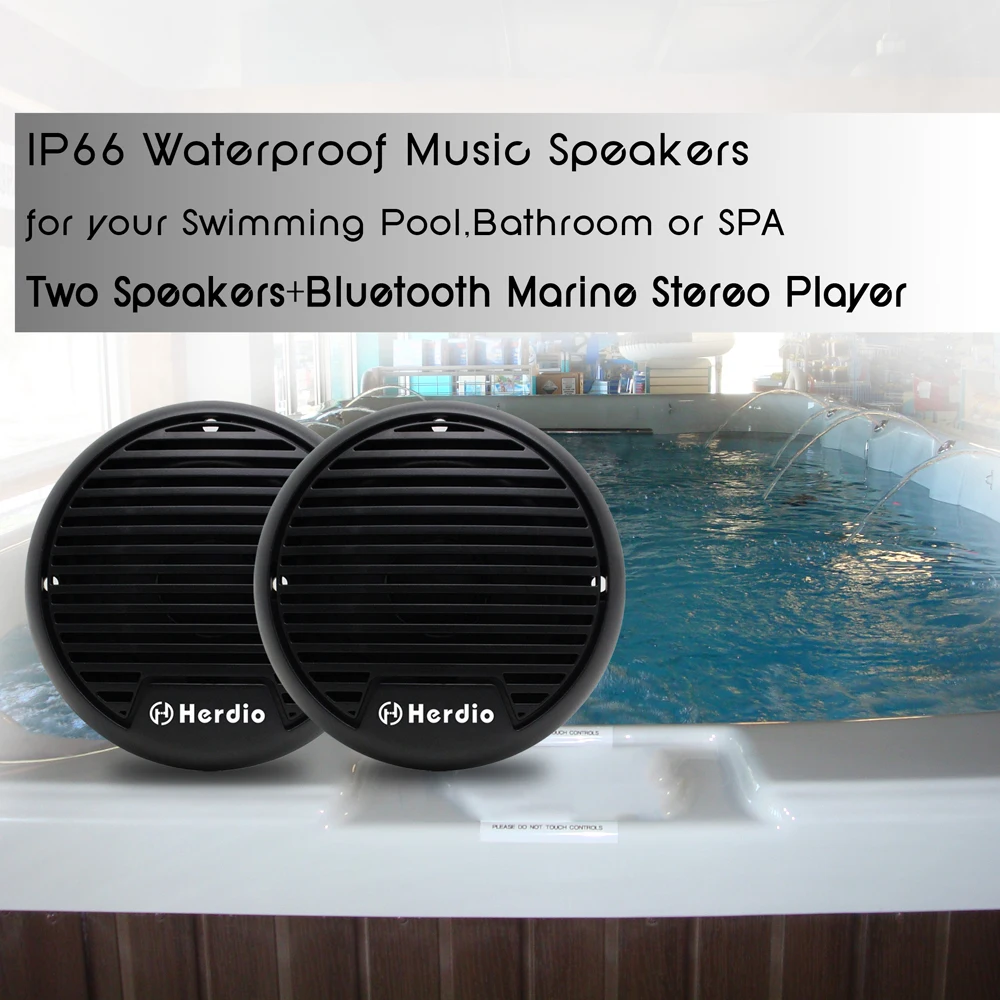 Водонепроницаемый морской радио аудио стерео звуковая система приемник MP3 FM AM с