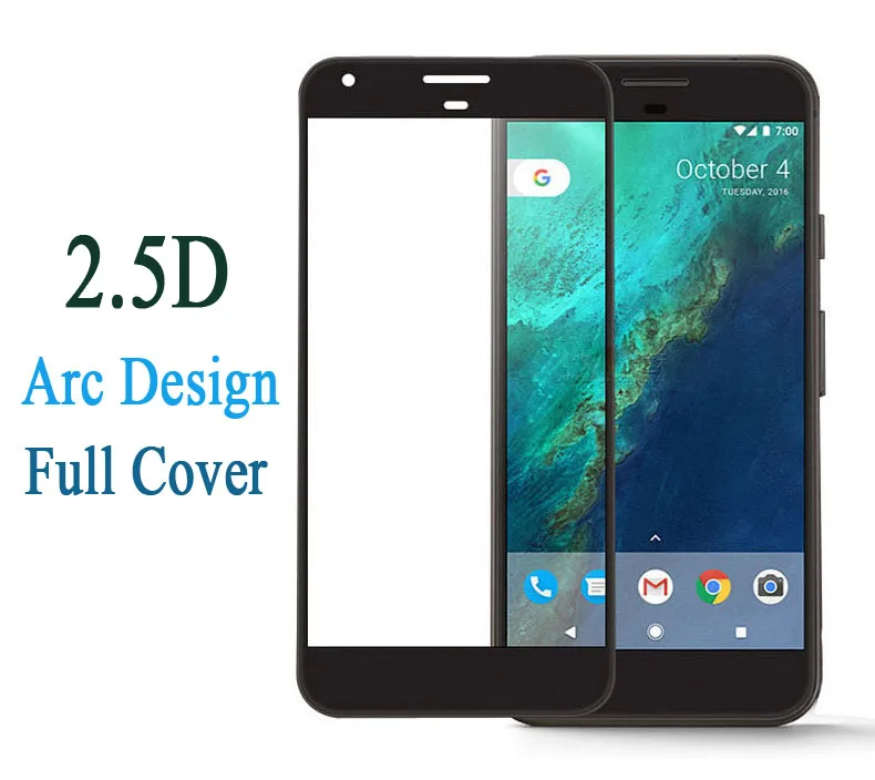 Защита экрана размера Xl для Google Pixel 2 2XL закаленное стекло с полным покрытием