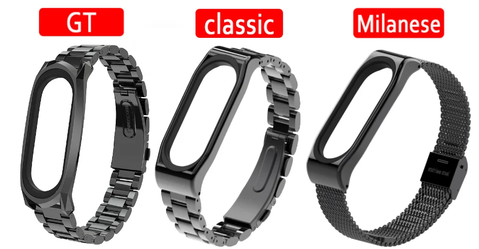 Металлический ремешок для Xiaomi mi Band 4, Безвинтовой браслет из нержавеющей стали для mi Band 4, браслеты Xiaomi mi Band 4, сменный металлический ремешок