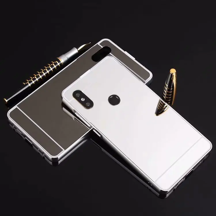 Для Xiaomi Redmi 6A ультра легкий металлический корпус с алюминиевой оправа из сплава, зеркальная задняя крышка для Xiaomi Redmi 6 Pro Redmi Note 7 Чехол