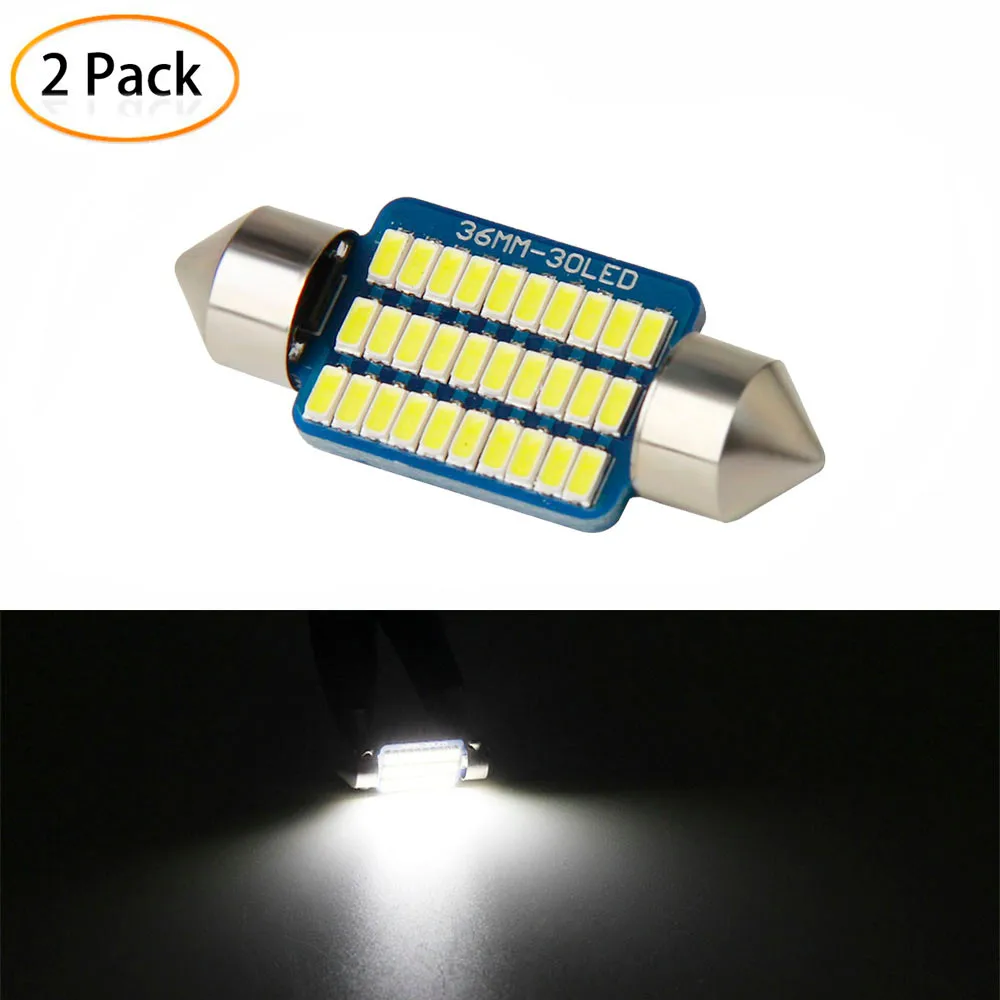 10 шт. 4014 15SMD светодиодный автомобильный купольная гирлянда для интерьера карта