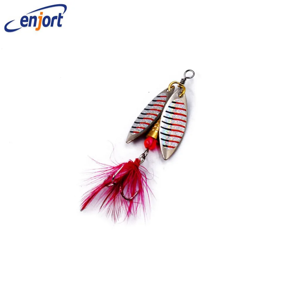 Enjort рыболовные приманки 5 9 г-6 # крючки Вертлюг воблер искусственная приманка